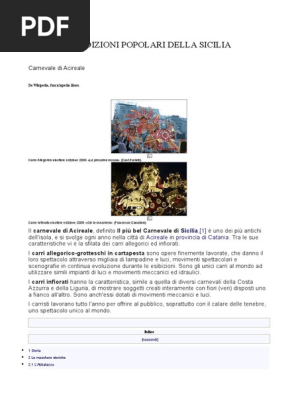 Tradizioni Popolari Della Sicilia Pdf
