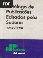Catalogo de Publicações SUDENE