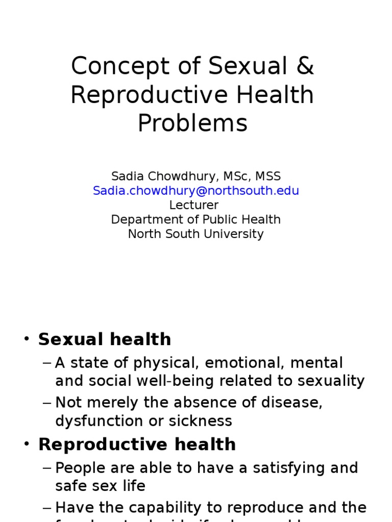 Understanding Sexual & Reproductive Health | PDF | Sexually Transmitted ...