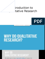 Introduction to Qualitative ResearchMBA