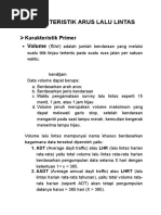 Download Karakteristik Arus Lalu Lintas by ShinkaSihhah SN329502035 doc pdf