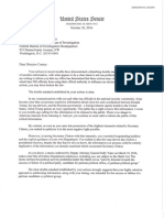 Letter to Director Comey 10-30-2016