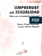 Comprender La Sexualidad. Priego, Tomás