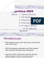 Algoritma MD5