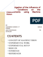 An Investigation of The Influence of Lighting Conditions Conf