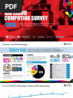 IDG 2016 Cloud Computing Survey