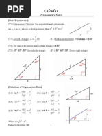 Calculus: A BH ! Radians 180