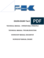 FIAT KOBELCO Ex255t Service Manual PDF