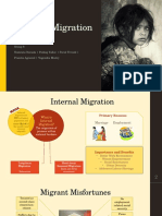 Group 6 -Sec F Internal Migration in India