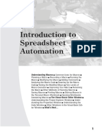 Introducción A La Automatización de Hoja de Cálculo