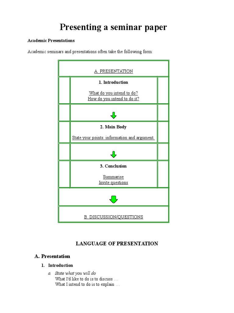 Seminar Presentation Guidelines | PDF | Epistemology | Cognitive Science
