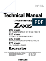 Technical Manual (Troubleshooting) of ZX 200-225-230-270 Class