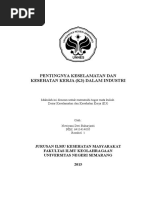 Download Pentingnya Keselamatan Dan Kesehatan Kerja  by Si Fania SN329525741 doc pdf