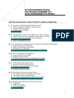 Marking Guide Com Envt