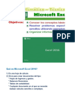 Excel Básico 2016 (Sistemas Uni)