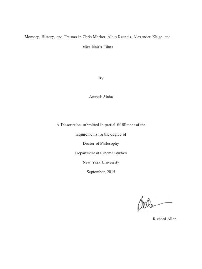 Film Dissertation Topics (28 Examples) For Research Ideas
