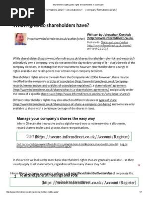 Shareholders Rights Guide_ Rights of Shareholders in a Company