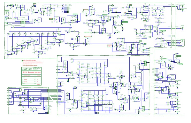 Carvin R600 Bass Amp Schematic | PDF | Technology & Engineering