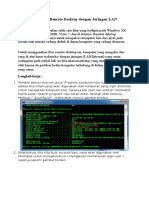Langkah-Langkah Remote Desktop Dengan Jaringan LAN Terlengkap