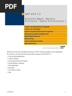 1 Customs Management Generic Functions - Delta Part I