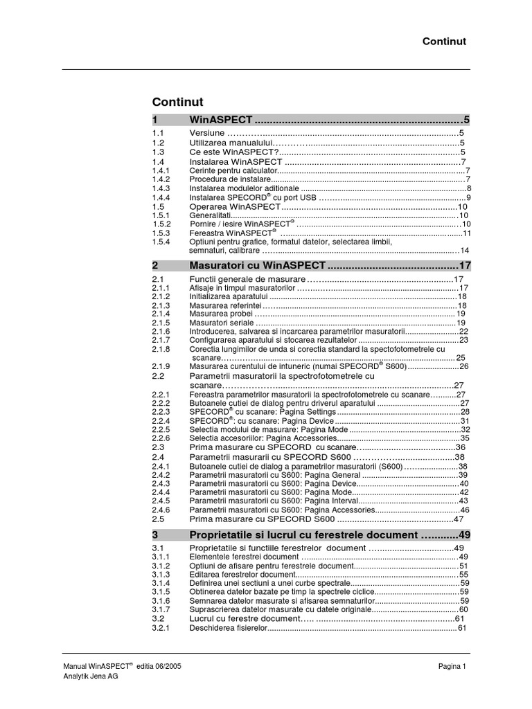 Winaspect 21 Rom1 06-2005 | PDF