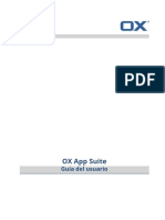 OX App Suite Guía Del Usuario PDF