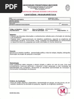 Conteudo Programatico