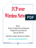 TCP Over Wireless Networks