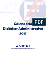 Calendário Didático 2017