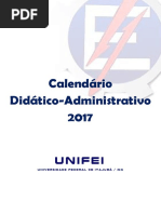 Calendário Didático 2017