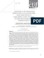 Pressure and Pressure Derivative Analysis For Non-Newtonian Pseudoplastic Fluids in Double-Porosity Formations