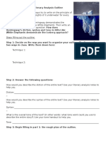 hills lit analysis outline directions