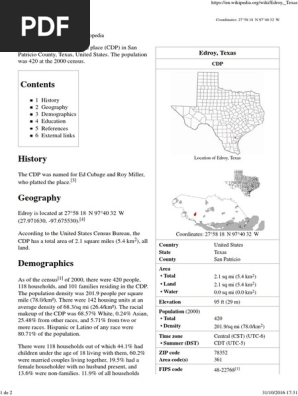 Edroy, Texas