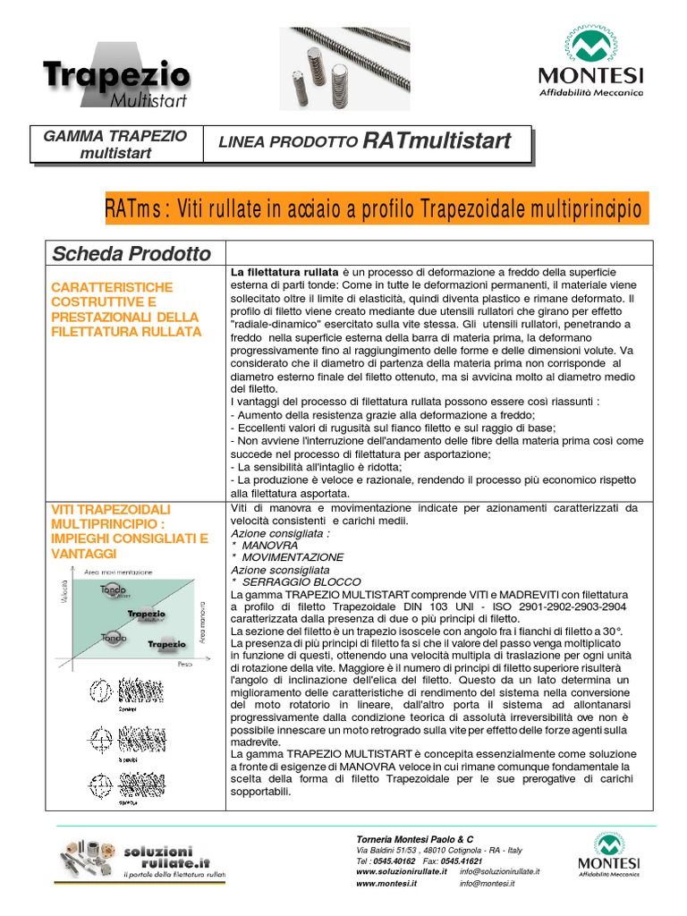 Serie Trapezio Multistart Montesi PDF | PDF