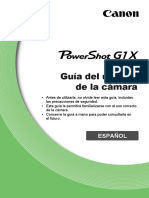 PowerShot G1X Camera User Guide ES