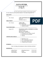 Planning 10 Resume