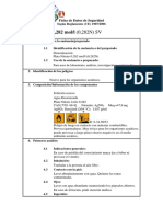 MSDS Plata Nitrato 0,282 Mol-L (0,282N) SV-bio