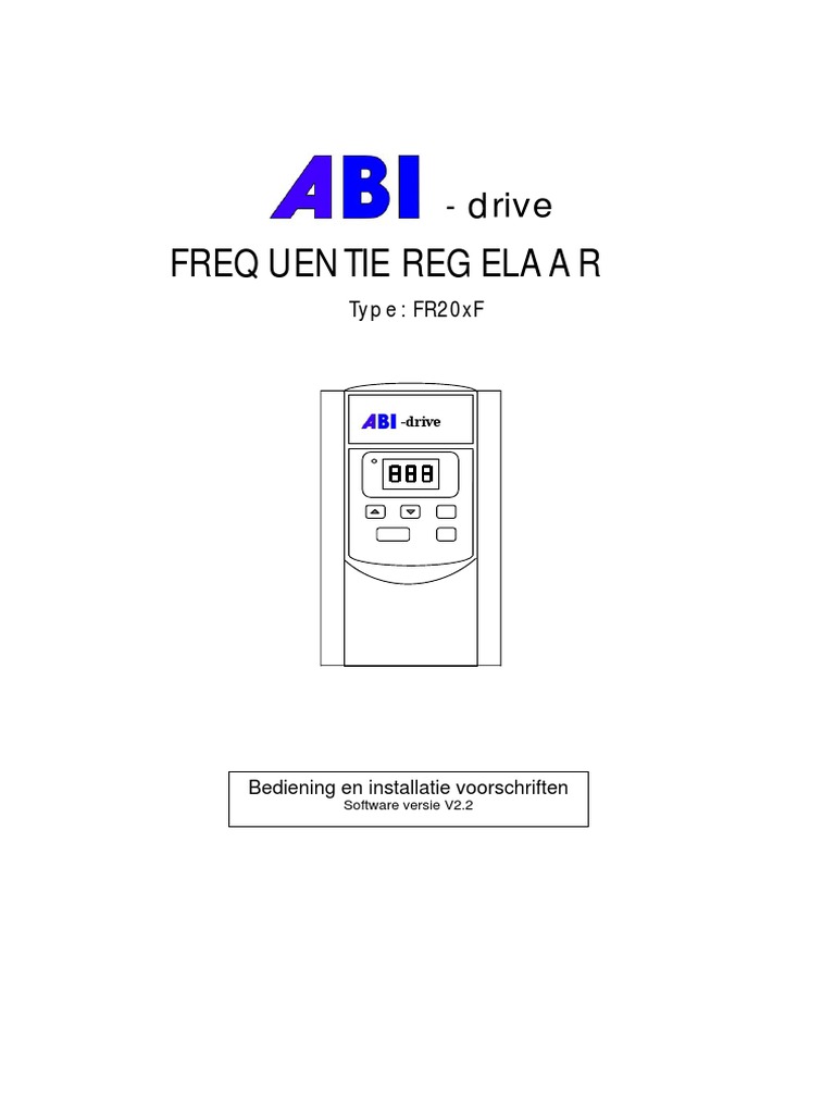 ABIdrive FR Manual V2,2 | PDF