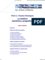 Chamizo Dominguez Pedro J - La Metafora (Semantica Y Pragmatica) PDF