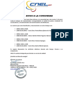 Aviso - Trabajos 21 de Junio PDF