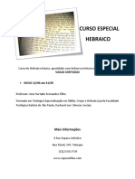 Curso Hebraico