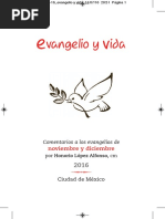 Evangelio y Vida noviembre  - diciembre  2016