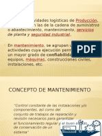 Concepto de Mantenimiento