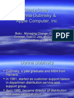 Study Case: Donna Dubinsky & Apple Computer, Inc