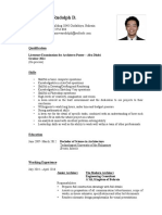 CV of Rudolph Villanueva - April 2016
