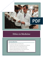 Ethics in Medicine: Learning Objectives