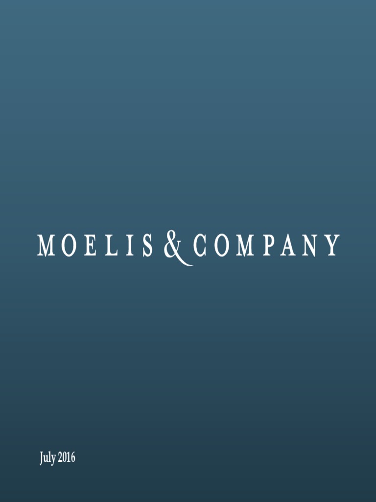 moelis Share Repurchase Mergers And Acquisitions