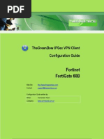 Fortinet FortiGate 60B & GreenBow IPSec VPN Client Software Configuration