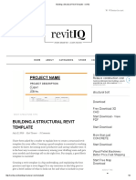 Building A Structural Revit Template - RevitIQ