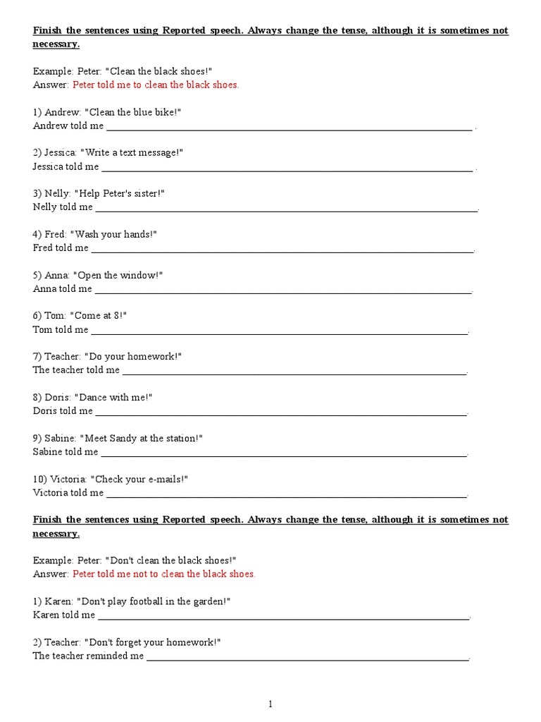 finish-the-sentences-using-reported-speech-pdf-leisure